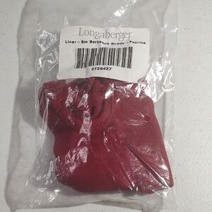 Longaberger Small Barbecue Buddy Liner in Paprika New In Package